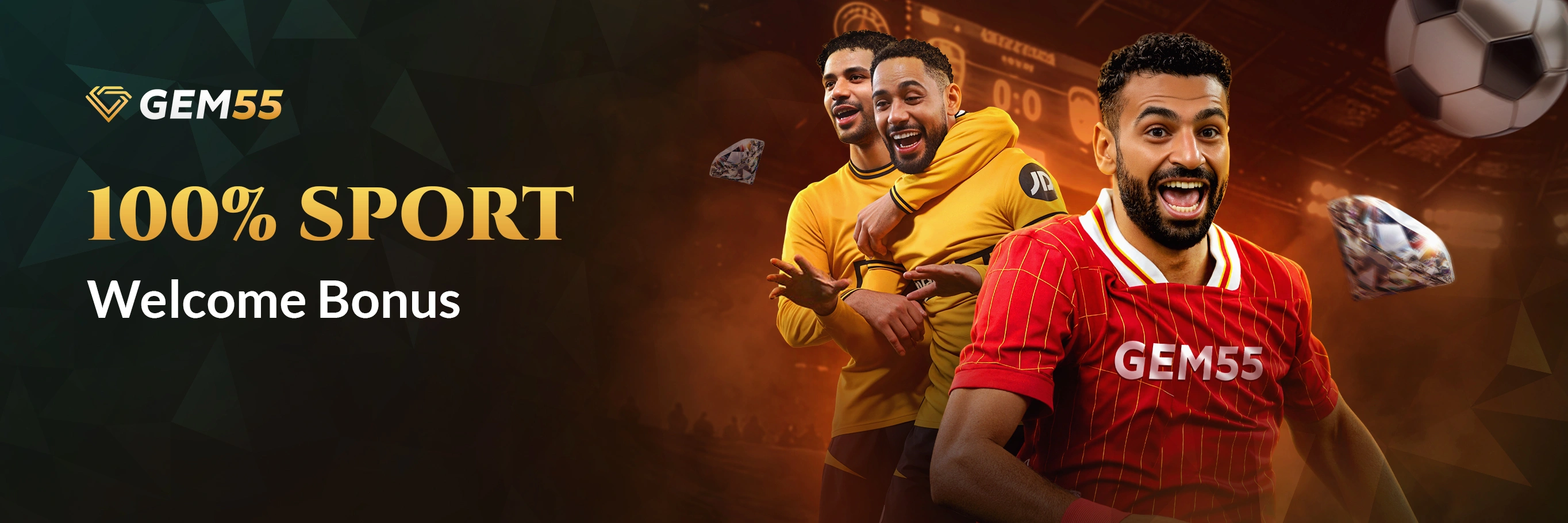 100% Sport Welcome Bonus 