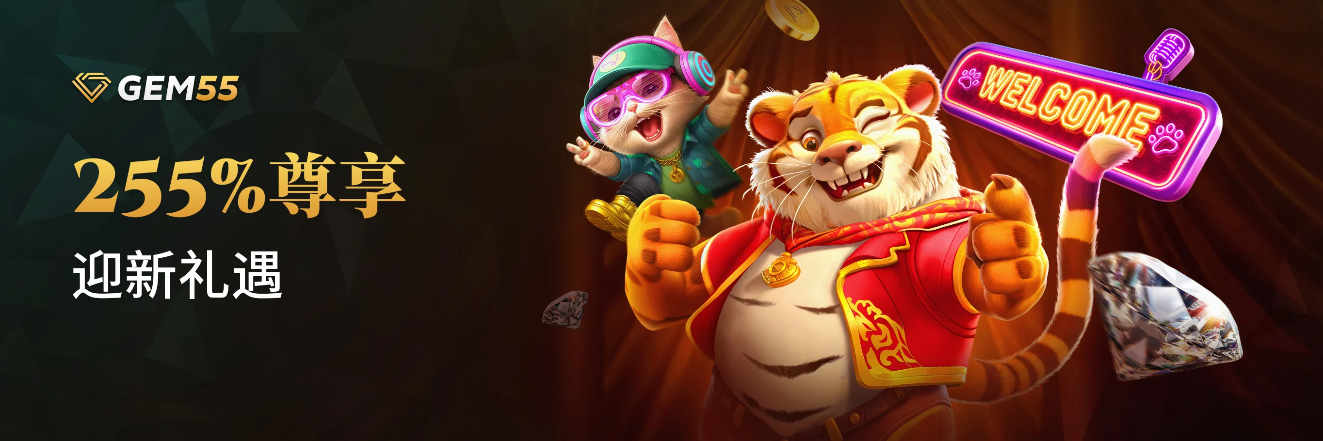 255%尊享迎新礼遇！