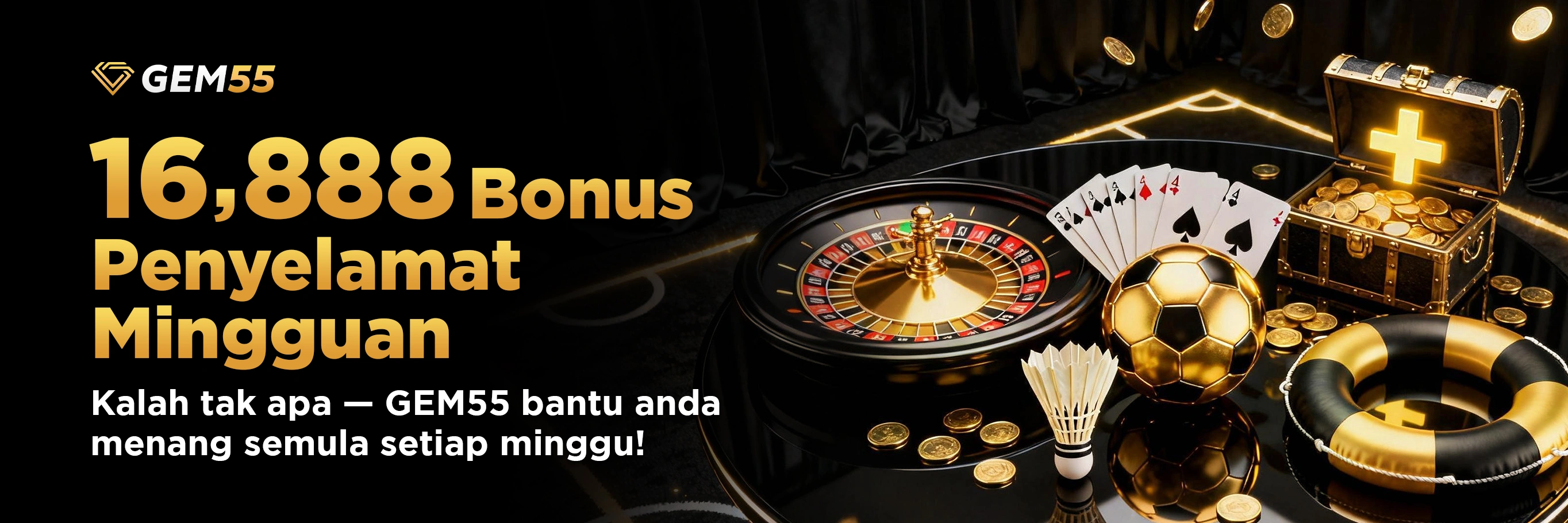 16,888 Bonus Penyelamatan Mingguan 