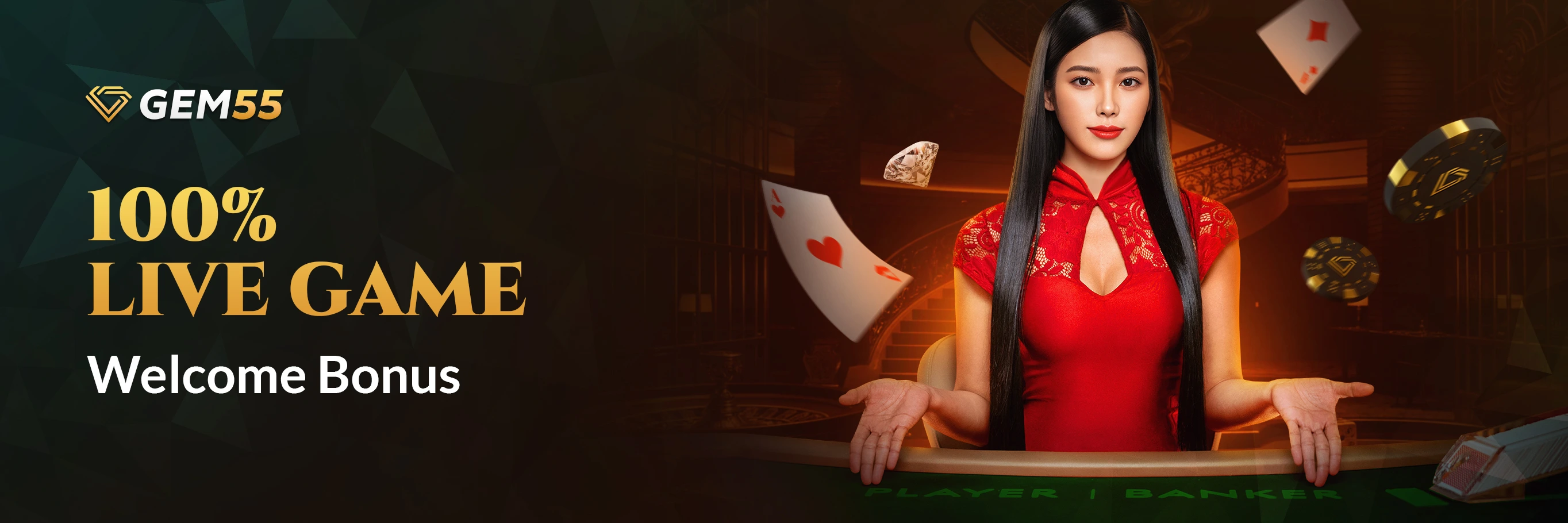 100% Live Game Welcome Bonus 