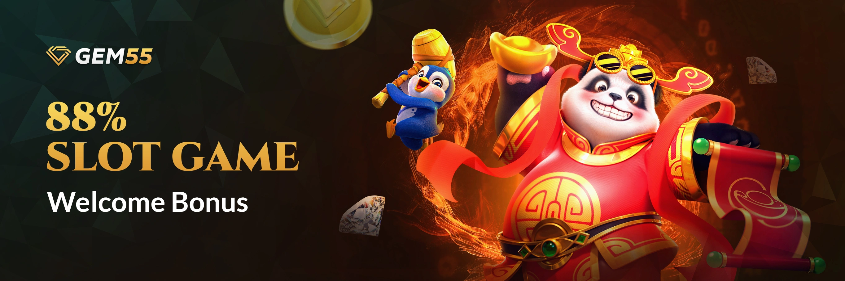 88% Slot Game Welcome Bonus 