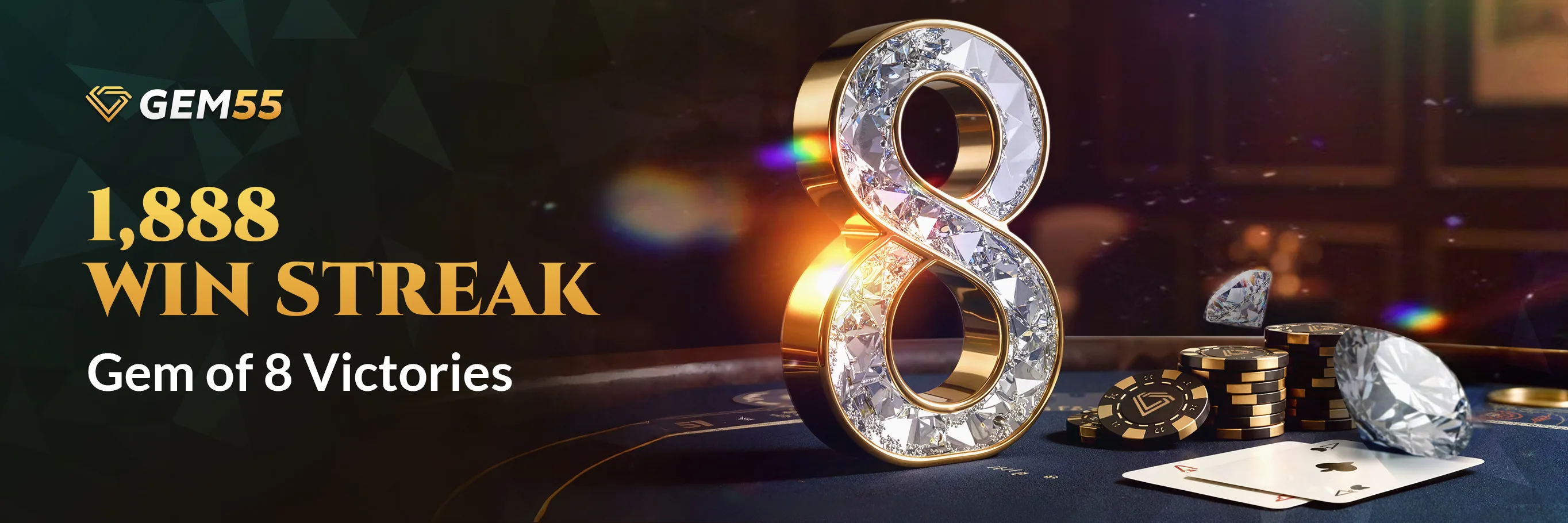 1,888 Win Streak Gem of 8 Victories 