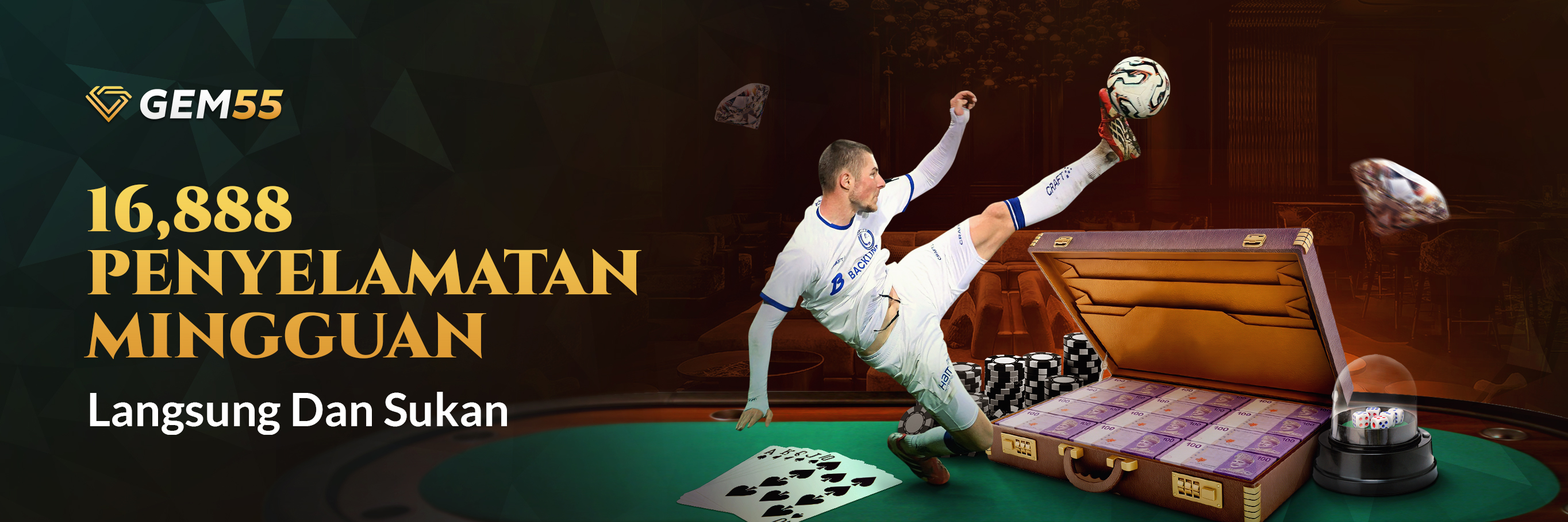 16,888 Bonus Penyelamatan Mingguan 